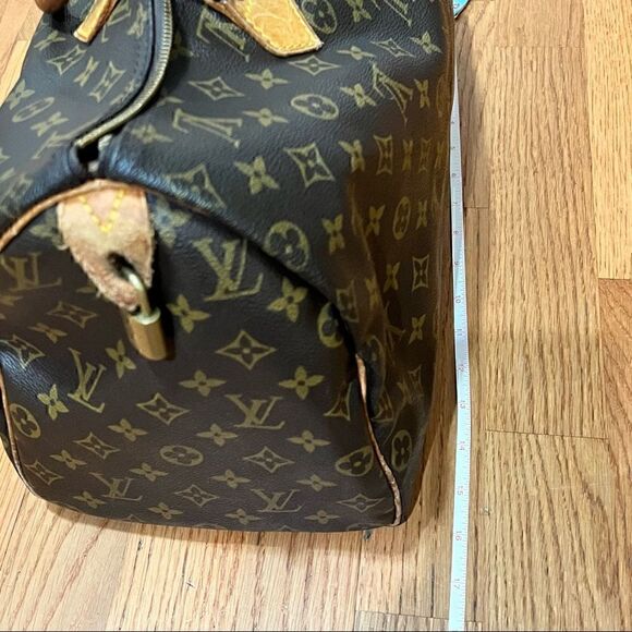 LOUIS VUITTON SPEEDY 40 Classic coated monogram canvas *Authentic Vintage ‘91 - Picture 4 of 16